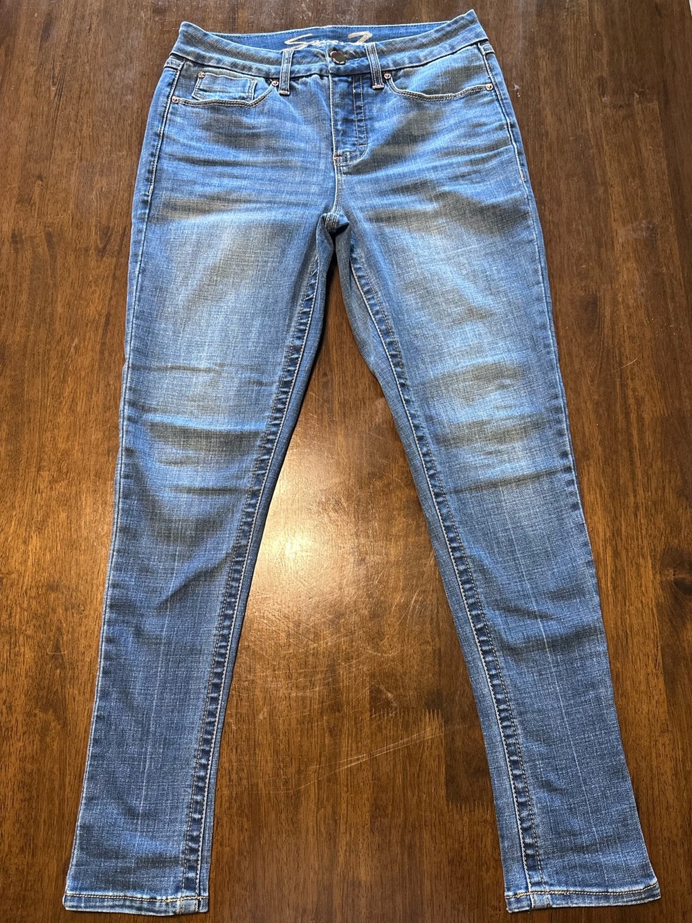 Seven7 Women's Light Blue Skinny Jeans